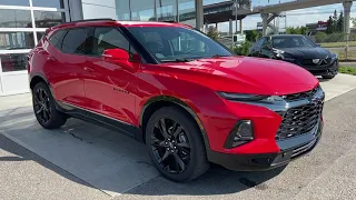 Red 2020 Chevrolet Blazer RS Review   - GSL GM City - Calgary