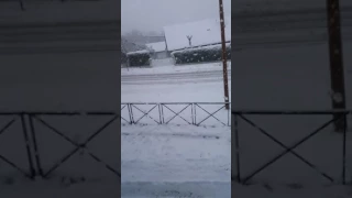 Tempête de neige a la mure