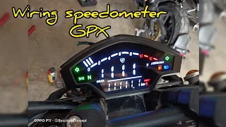 wiring speedometer digital GPX-series