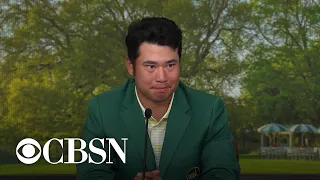 Hideki Matsuyama reflects after his 2021 Masters win