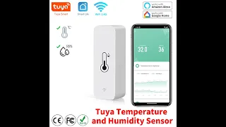 Термо-глаз для алисы - датчик температуры и влажности Tuya Zigbee, Wi-Fi  для умного дома за 400р