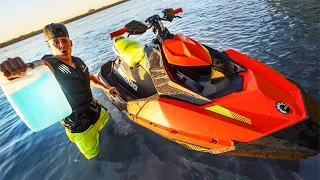 COLOQUEI GASOLINA DE AVIÃO NO MEU JET SKI