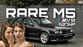 Secret BMW M5 E34 wagon with a V12 engine and HYPERCAR dynamics!