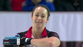 Curling when flies are dropping dead from the rafters (2018 Tour Challenge [F] Homan vs Fleury)