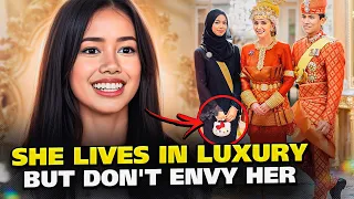 ¡La hija del sultán de Brunei cautivó a todos en la boda del príncipe Mateen! Su bolso vale lo mismo