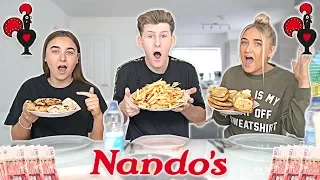 Last to STOP Eating NANDOS Wins £1,000 - Challenge