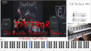 Emperor - The Burning Shadows of Silence Keyboard Playthrough / Black Metal Keyboard Lesson