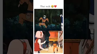 That naruto's funny walk  #anime #naruto #shorts