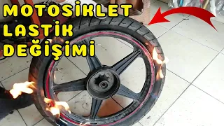 Motosiklet Lastik Değişimi -  Dublex Lastik Değişimi!! #Tubeless