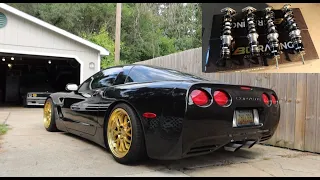 C5 Corvette BC Racing Coilover Install (DS Series) & F45 Suspension Delete Resistor Trick