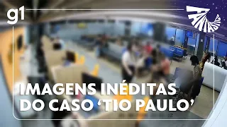 'Tio Paulo'  Fantástico tem acesso a cenas exclusivas de tio e sobrinha dentro do banco