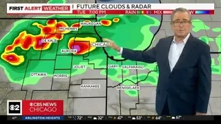 Severe weather to cover Chicago area Tuesday