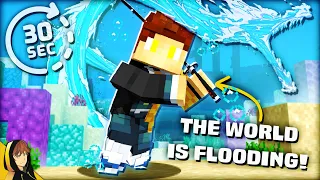 Becoming a HASHIRA but WATER RISES EVERY 30 SECONDS!?! | Minecraft