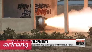 N. Korea could be developing two-stage solid-fuel missile: 38 North