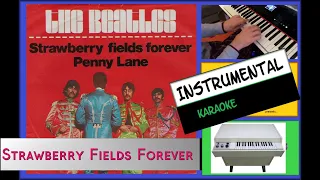 Strawberry Fields Forever - The Beatles - Instrumental with lyrics  [subtitles] HQ