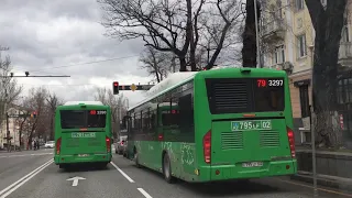 Kazakhstan. Almaty. The roads . Алматы. Дороги нашего города во время карантина.