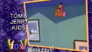 1993 Fox Kids Tom & Jerry Kids Weekdays 5sec promo