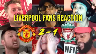 LIVERPOOL FANS REACTION TO MAN UNITED 2 - 1 LIVERPOOL | FANS CHANNEL