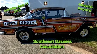 Southeast Gassers Association at Shadyside Dragstrip 4/15/23