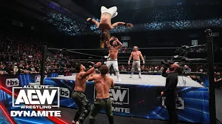 Did Top Flight & AR Fox Capture the World Trios Title from the Elite?  | AEW Dynamite, 2/8/23