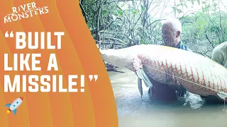 250 Pound Giant Arapaima | River Monsters #shorts