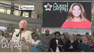 Queen Surprises Shoppers! | The Queen Latifah Show