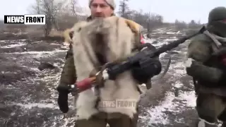 Донбасс  Разбитые позиции Украинских Силовиков в Дебальцево  Февраль 2015