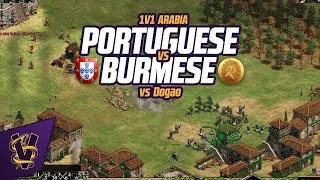 1v1 Arabia | Portuguese vs Burmese | vs dogao