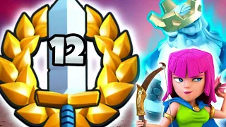 Pekka with archers is actually insane! Flawless 12-0 GRAND CHALLENGE - clash Royale