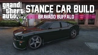 GTA 5 Stance Custom Car Build/Drive [Bravado Buffalo/Dodge Charger]