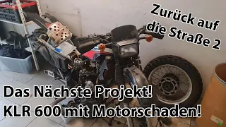 Der Neuaufbau beginnt! │Kawasaki KLR 600 Part 1│Zurück auf die straße 02