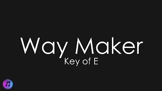 Way Maker | Piano Karaoke [Higher Key of E]
