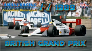 AYRTON SENNA F1 BRITISH GRAND PRIX 1989 HIGHLIGHTS