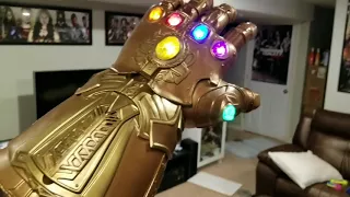 Hasbro Marvel Legends Avengers Infinity Gauntlet 1:1 Replica Unboxing and Review