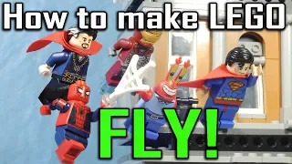 How To Make Things Fly/Jump in Stopmotion/Brickfilming!