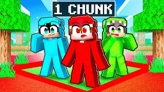 ZAMKNĘLI NAS NA JEDNYM CHUNKU W MINECRAFT!