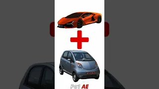 EPIC PARODY : I Mixed TATA Nano And Lamborghinis 😂 Wait for it #automobile #tatanano #lamborghini