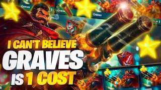 No One Is Balancing This 1-Cost! Graves Reroll Is Busted! | TFT New Set 9.5 PBE