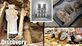 Ancient Sarcophagus found under Notre Dame Cathedral in Paris