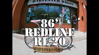 1986 Redline RL-20 Old School Build @ Harvester Bikes