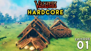 Valheim NEW HARDCORE MODE Series - Episode 1
