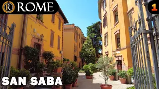 Rome guided tour ➧ San Saba district (1) [4K Ultra HD]