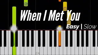 When I Met You - APO Hiking Society | Easy Slow Piano Tutorial