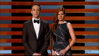 Jim Parsons presents 2 Emmys 2014