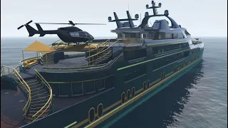 Galaxy Super Yacht Customization Options, Lighting, Color & Fittings (GTA 5 Online)