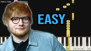 Ed Sheeran - Shivers | EASY Piano Tutorial by Pianella Piano