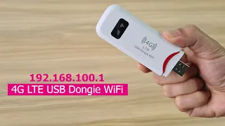 192.168.100.1 : How to configure 4G LTE USB Dongle WiFi