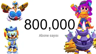 YENİ GÜNCELLEME GELİYOR ! 800.000 ABONE OLUYORUZ ! Brawl Stars