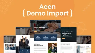 Aeen - Attorney and Lawyer WordPress Theme [Demo Import]