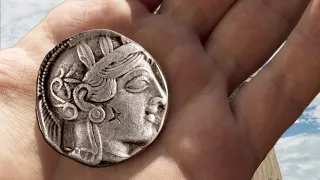 Ancient Athenian Silver Owls Coins